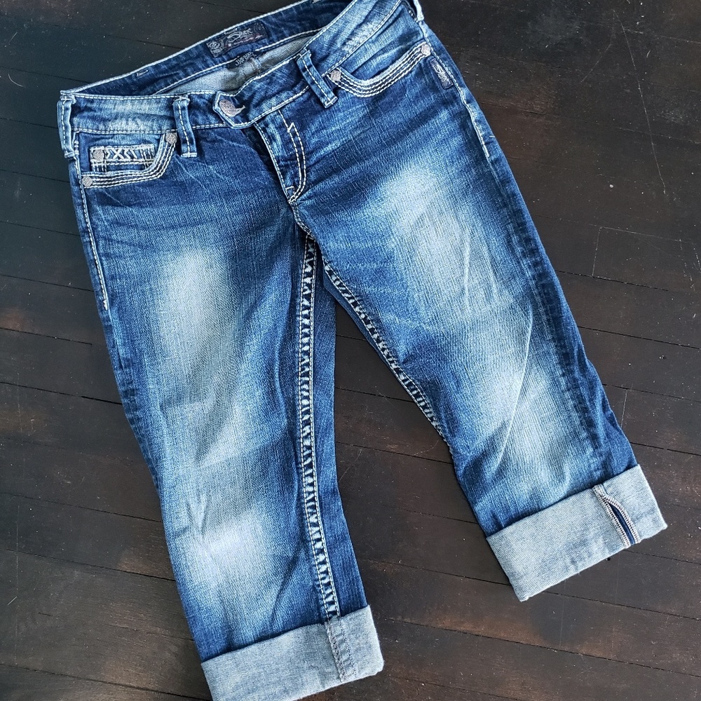 Silver Brand Tuesday Capri Jeans